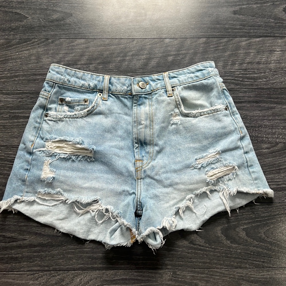 Zara denim shorts